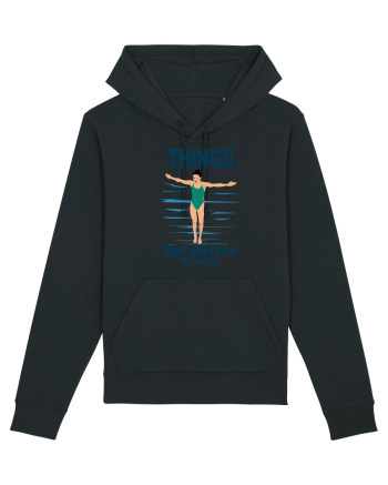 pentru pasionații de înot - Things Get Better With Swimming Black