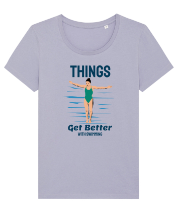 pentru pasionații de înot - Things Get Better With Swimming Lavender