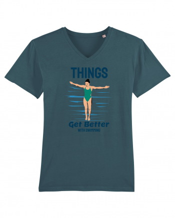 pentru pasionații de înot - Things Get Better With Swimming Stargazer