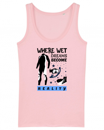 pentru pasionații de înot - Where Wet Dreams Become Reality Cotton Pink