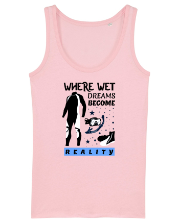 pentru pasionații de înot - Where Wet Dreams Become Reality Cotton Pink