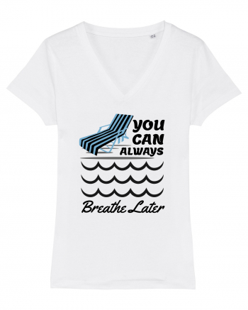 pentru pasionații de înot - You Can Always Breathe Later White