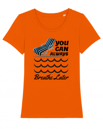 pentru pasionații de înot - You Can Always Breathe Later Bright Orange