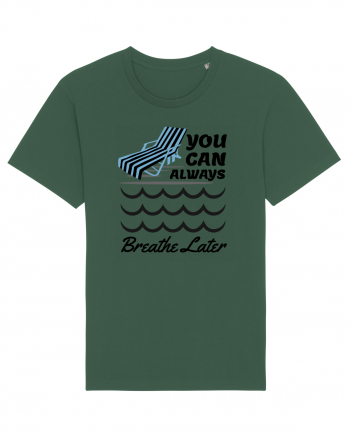 pentru pasionații de înot - You Can Always Breathe Later Bottle Green