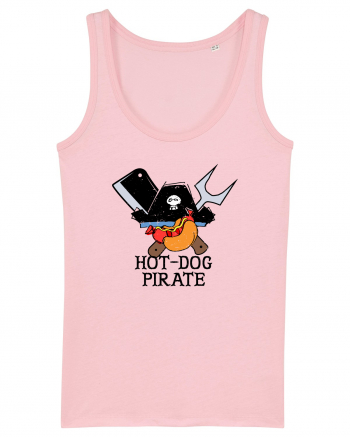 Hot Dog Pirate Cotton Pink