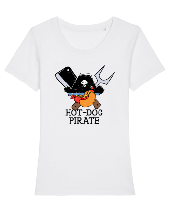 Hot Dog Pirate White