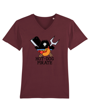 Hot Dog Pirate Burgundy