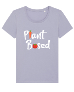 Plant Based Tricou mânecă scurtă guler larg fitted Damă Expresser