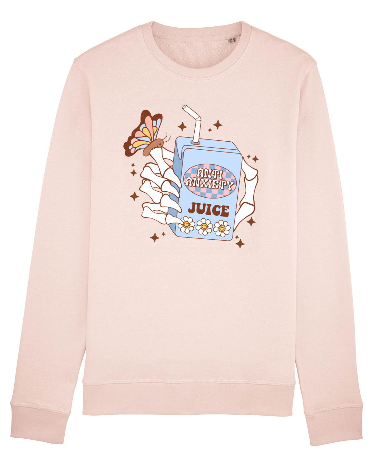 Bluză mânecă lungă Unisex Rise Candy Pink