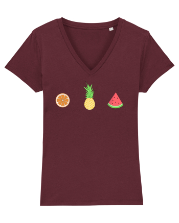 Summer Fruits Burgundy