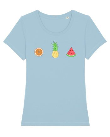 Summer Fruits Sky Blue