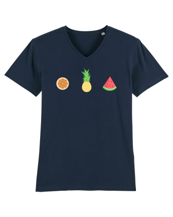 Summer Fruits French Navy