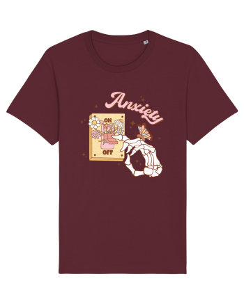 ANXIETY ON-OFF Burgundy