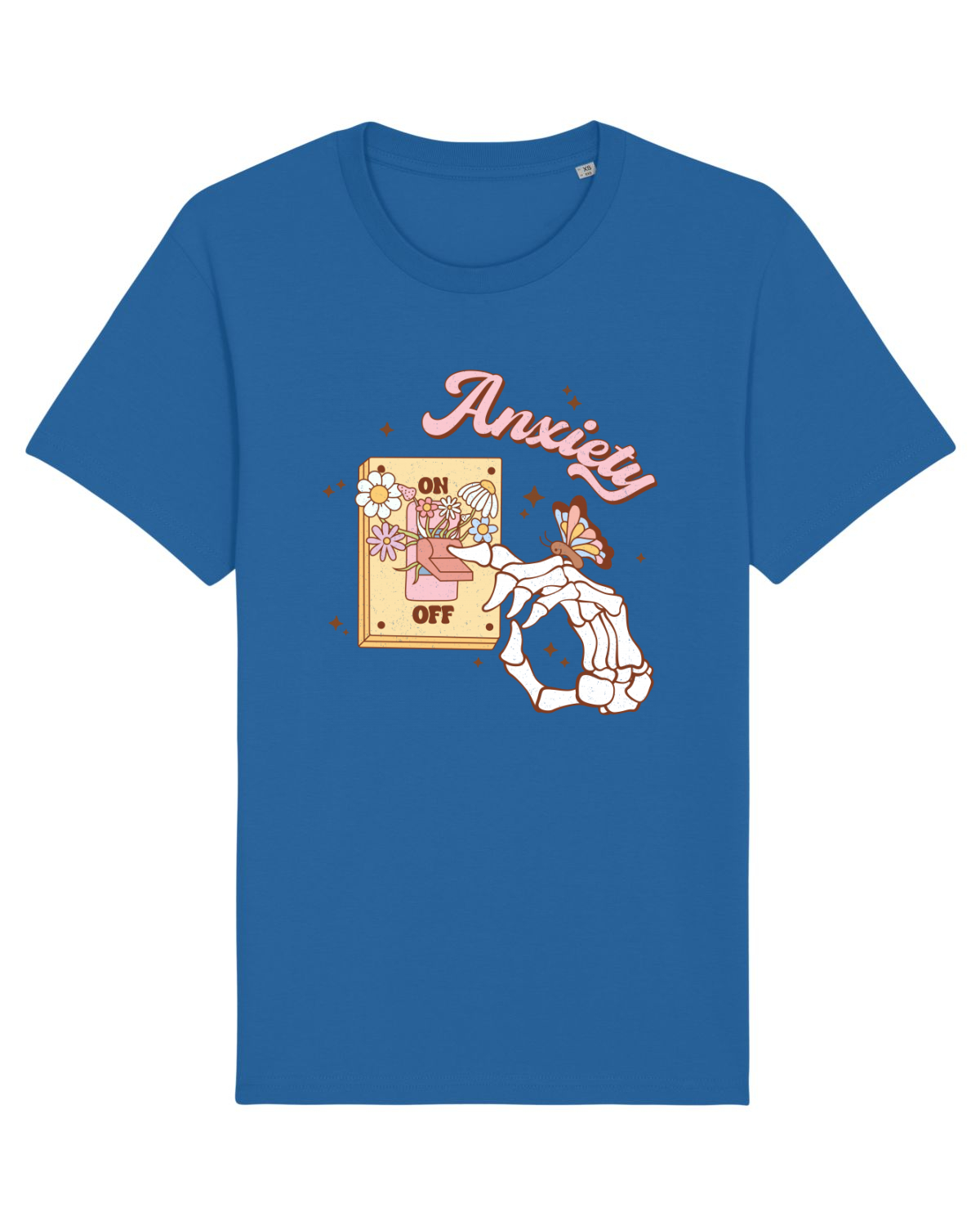 Tricou mânecă scurtă Unisex Rocker Royal Blue