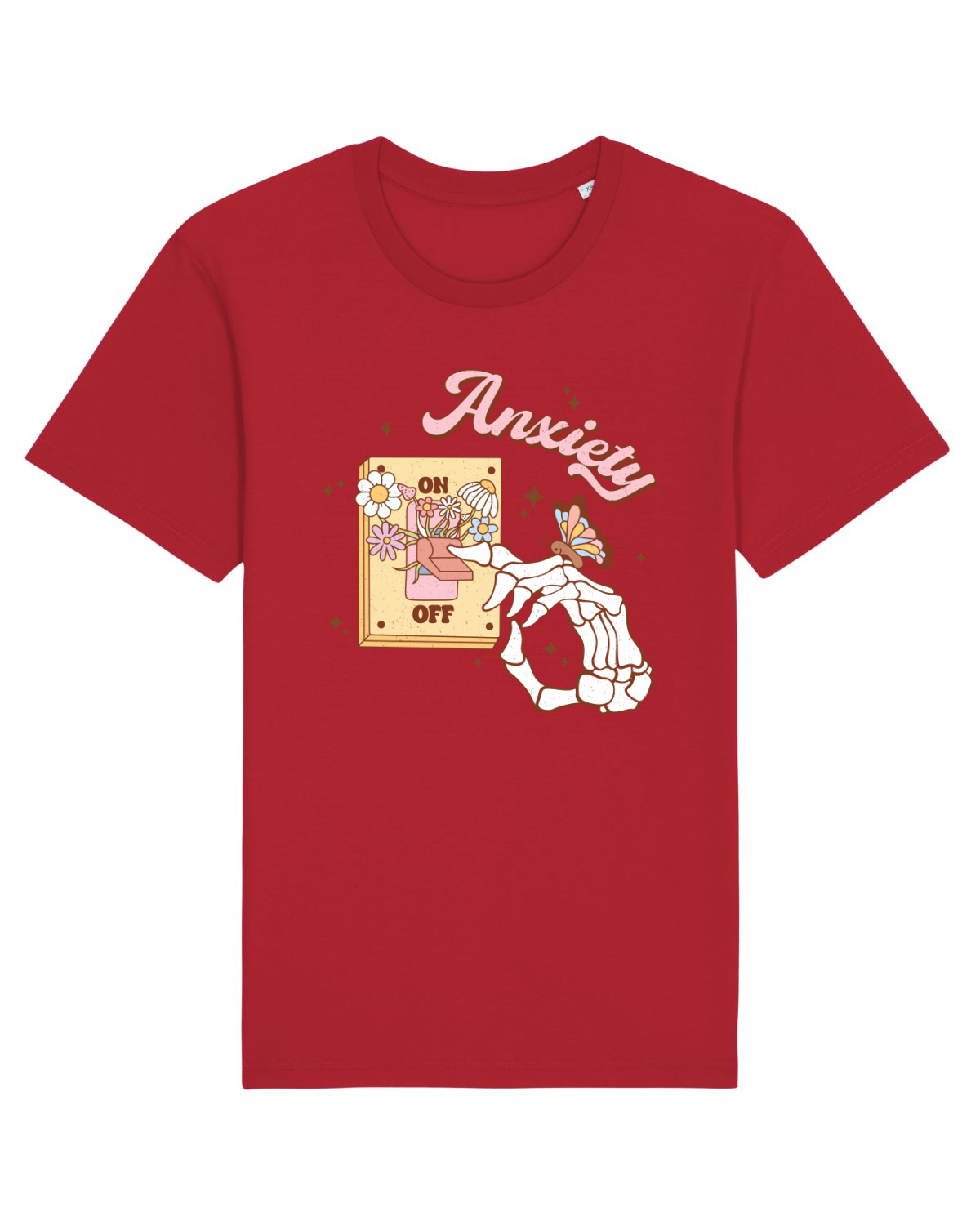 Tricou mânecă scurtă Unisex Rocker Red