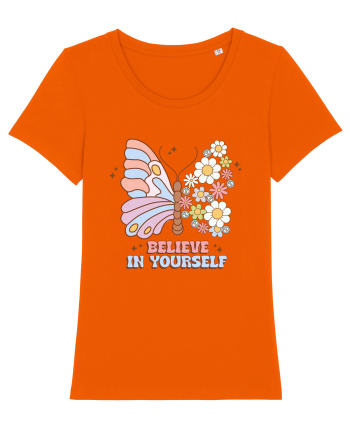 BELIEVE IN YOURSELF Bright Orange