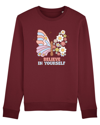 BELIEVE IN YOURSELF Burgundy