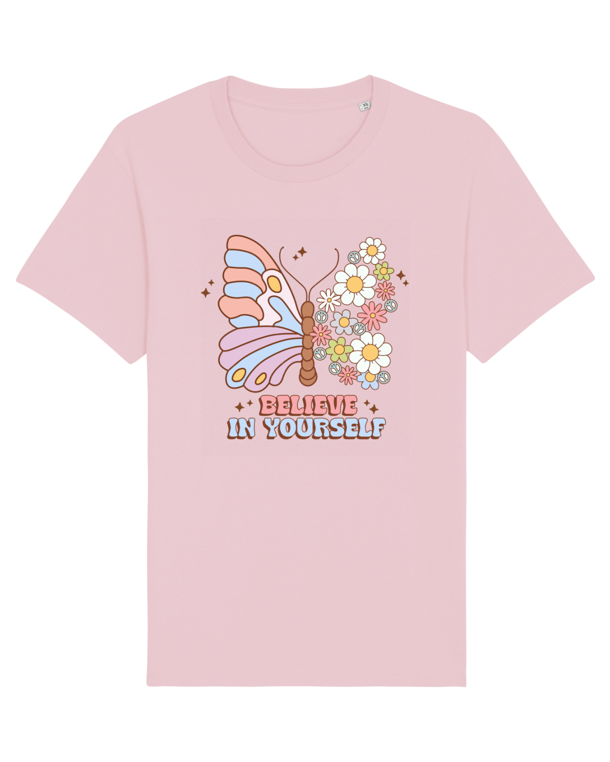 Tricou mânecă scurtă Unisex Rocker Cotton Pink