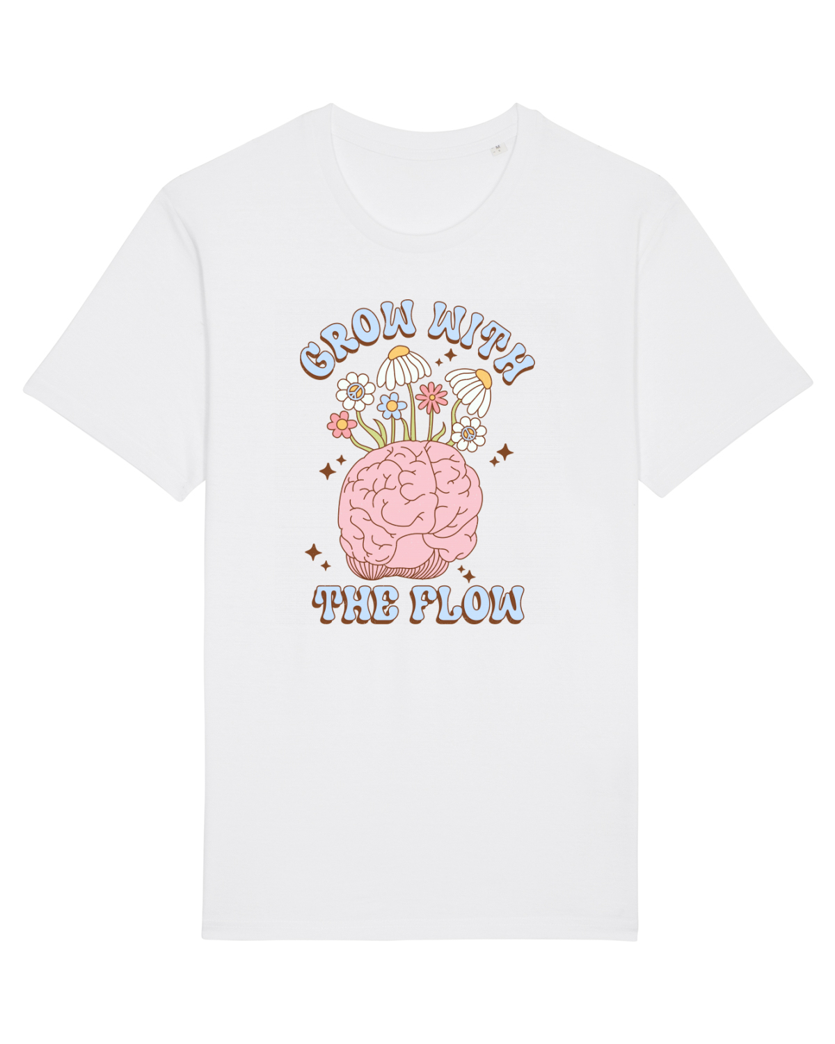 Tricou mânecă scurtă Unisex Rocker White