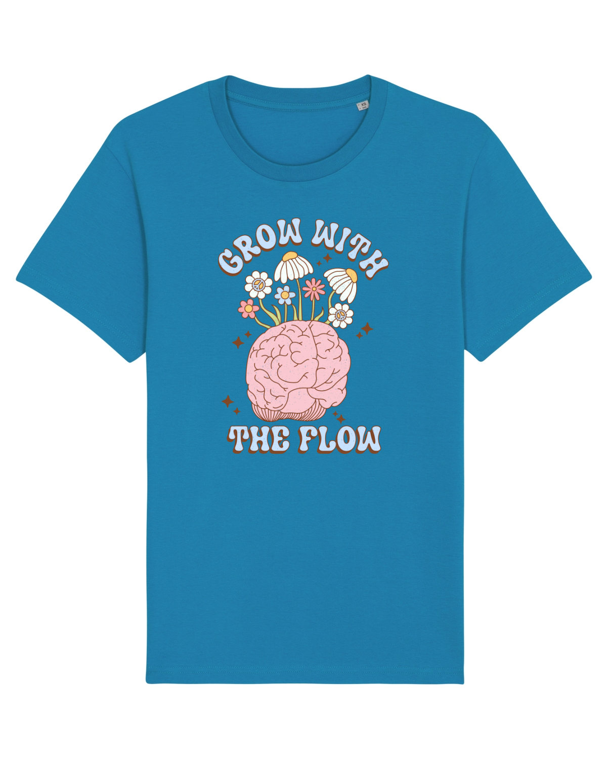 Tricou mânecă scurtă Unisex Rocker Azur