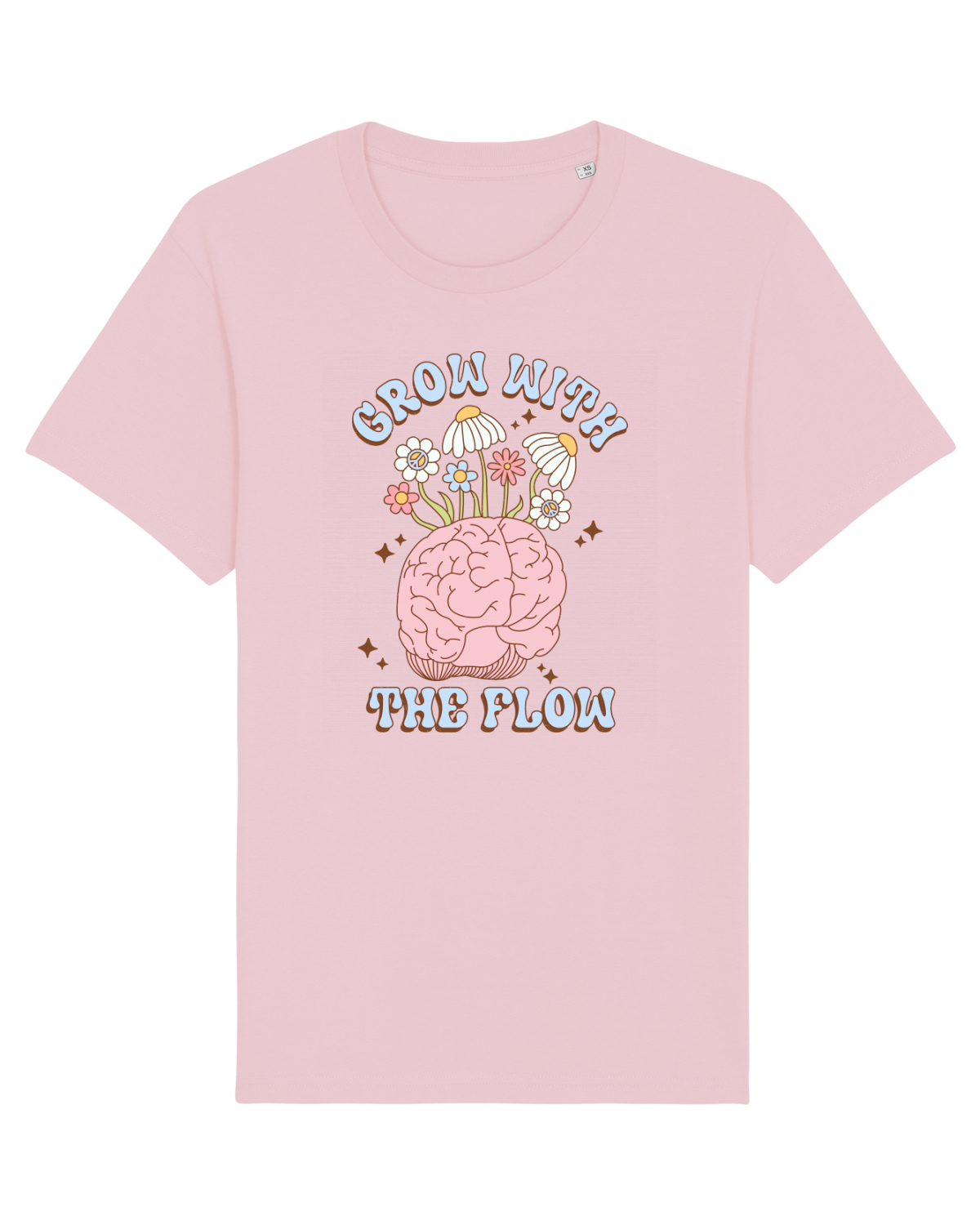 Tricou mânecă scurtă Unisex Rocker Cotton Pink