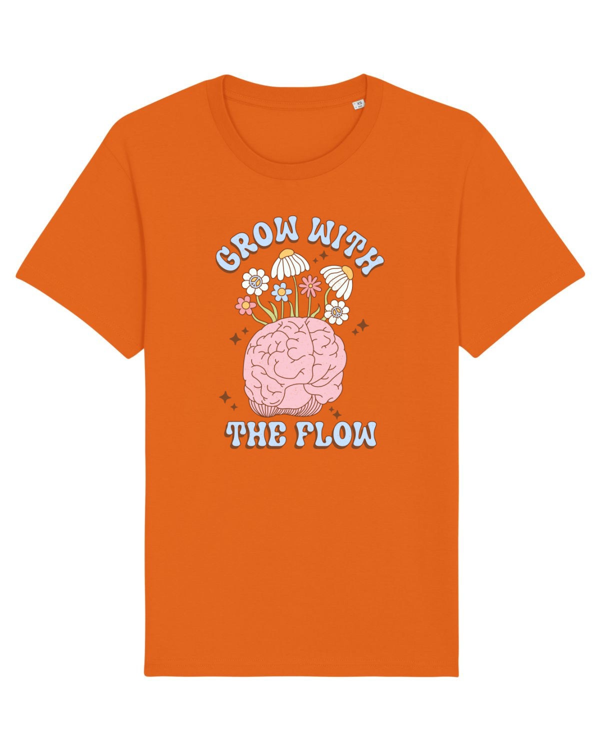 Tricou mânecă scurtă Unisex Rocker Bright Orange