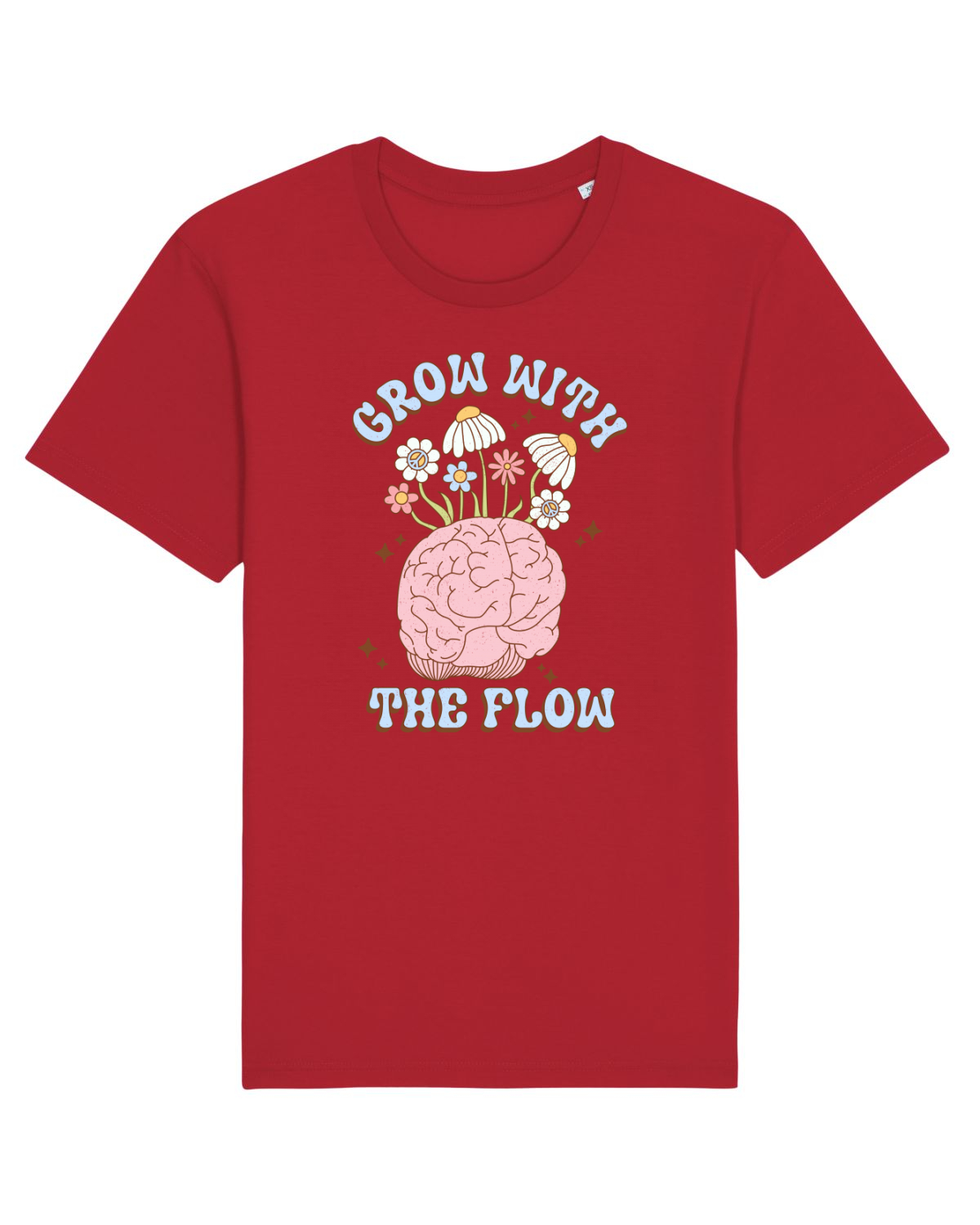 Tricou mânecă scurtă Unisex Rocker Red