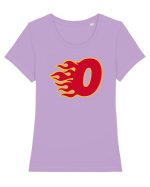 Fire O Tricou mânecă scurtă guler larg fitted Damă Expresser