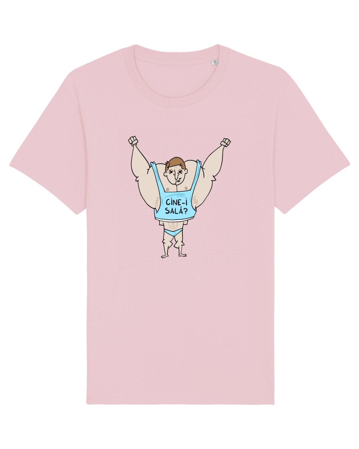 Tricou mânecă scurtă Unisex Rocker Cotton Pink