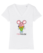 merMOUSE Tricou mânecă scurtă guler V Damă Evoker