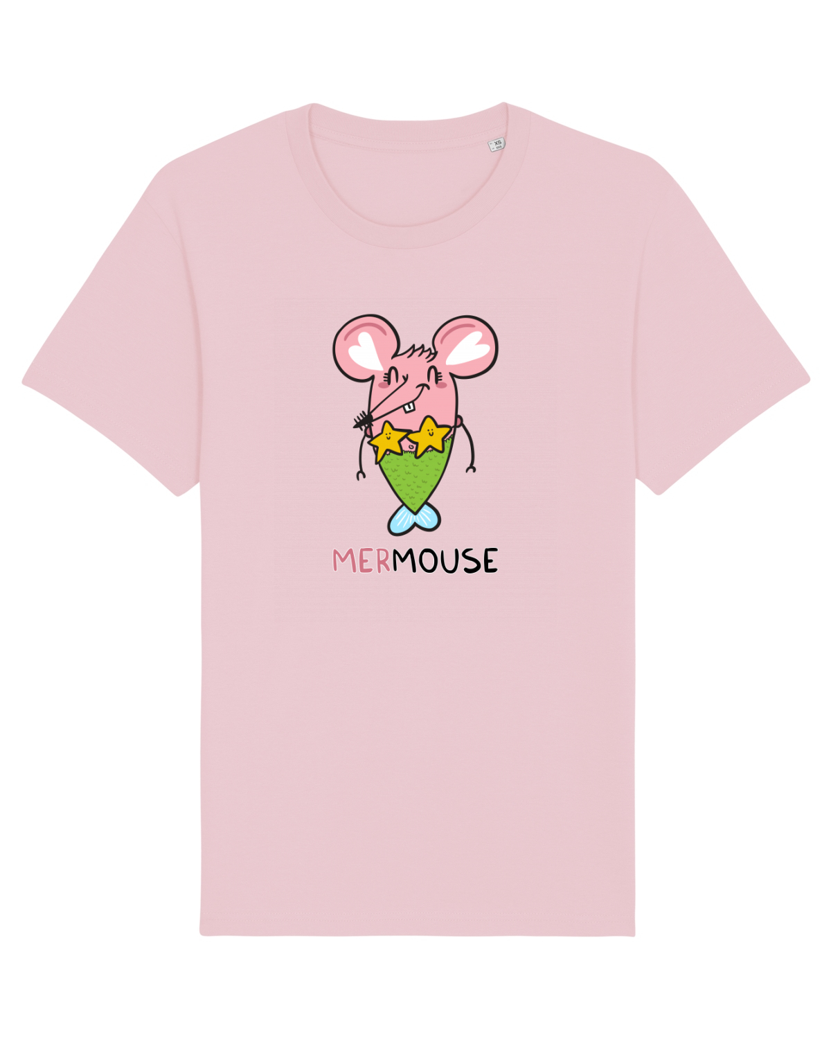 Tricou mânecă scurtă Unisex Rocker Cotton Pink