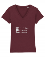 You Are Amazing Tricou mânecă scurtă guler V Damă Evoker