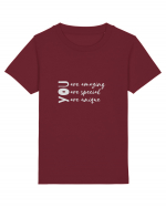 You Are Amazing Tricou mânecă scurtă  Copii Mini Creator