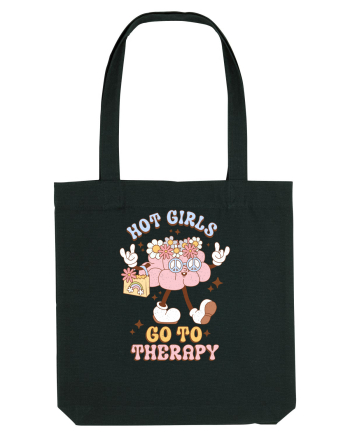HOT GIRLS GO TO THERAPY Black