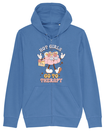 HOT GIRLS GO TO THERAPY Bright Blue