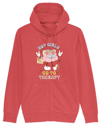HOT GIRLS GO TO THERAPY Carmine Red