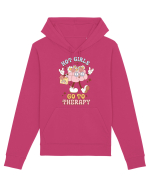 HOT GIRLS GO TO THERAPY Hanorac Unisex Drummer