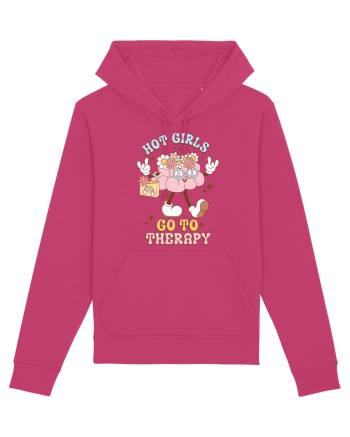 HOT GIRLS GO TO THERAPY Raspberry