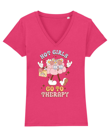 HOT GIRLS GO TO THERAPY Raspberry