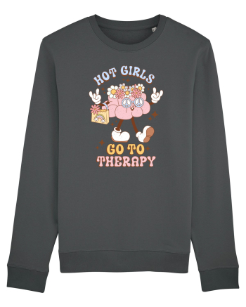 HOT GIRLS GO TO THERAPY Anthracite