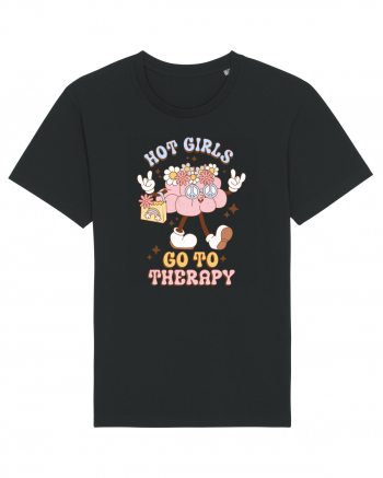 HOT GIRLS GO TO THERAPY Black