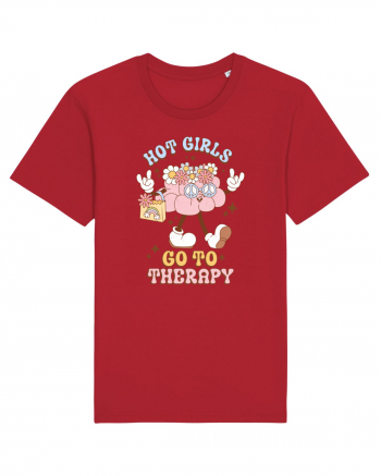 HOT GIRLS GO TO THERAPY Red