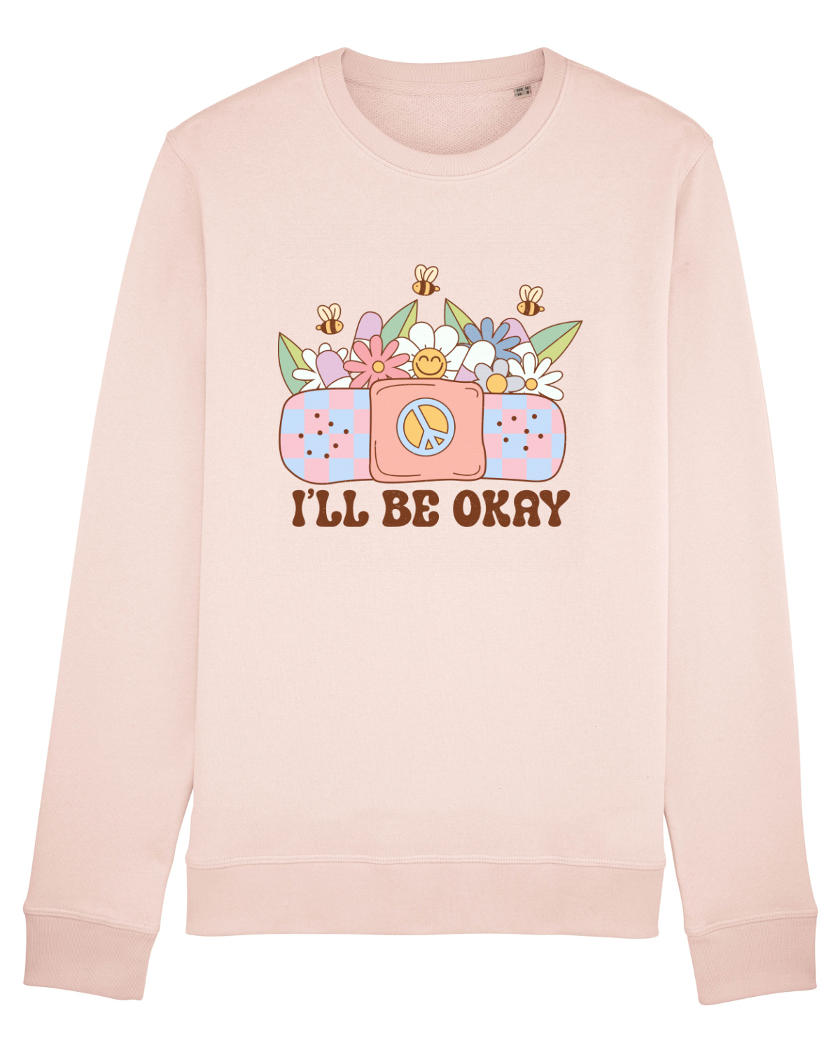 Bluză mânecă lungă Unisex Rise Candy Pink