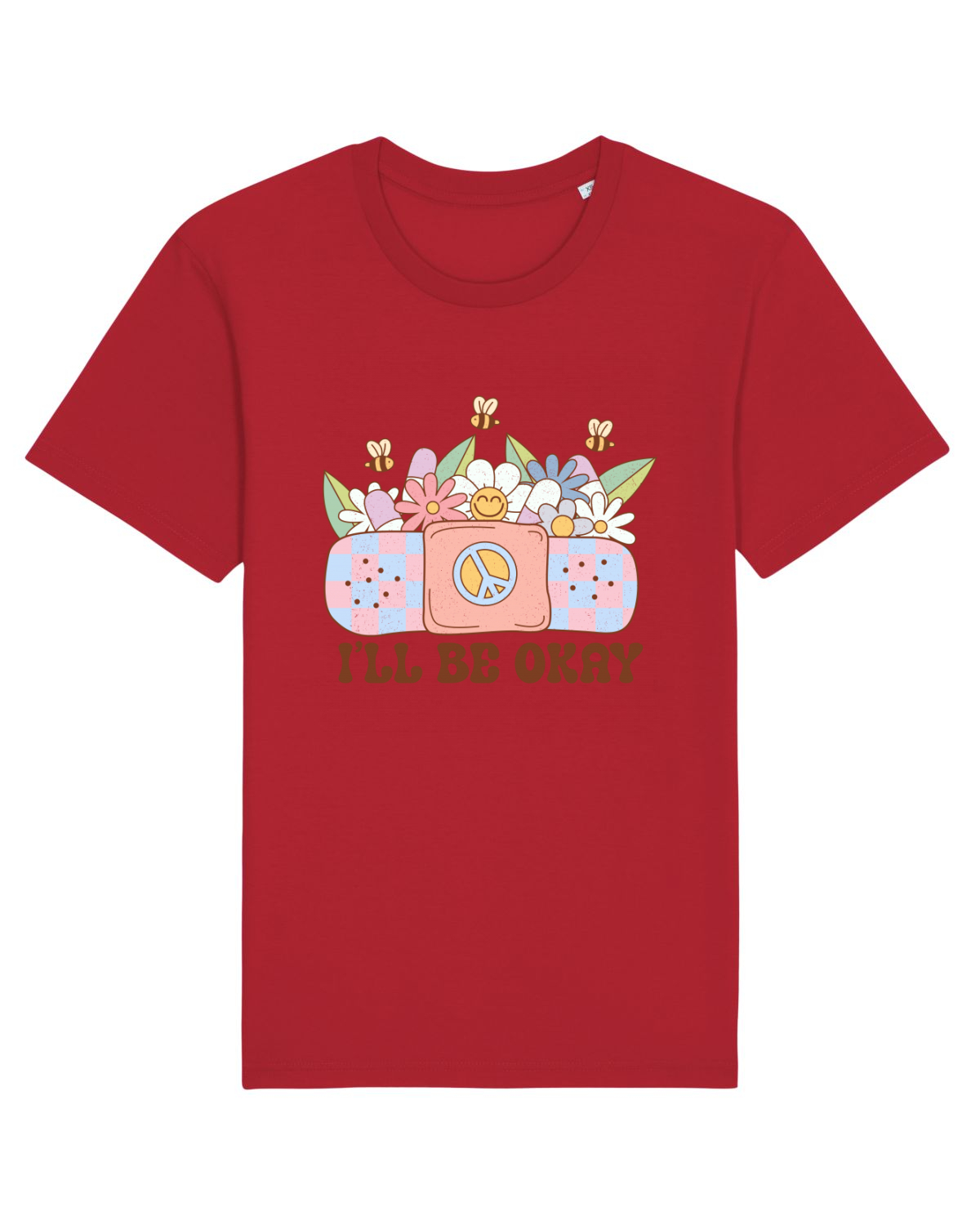Tricou mânecă scurtă Unisex Rocker Red