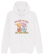 IT'S OKAY TO FEEL ALL THE FEELS Hanorac cu fermoar Unisex Connector