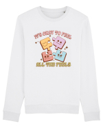 IT'S OKAY TO FEEL ALL THE FEELS Bluză mânecă lungă Unisex Rise