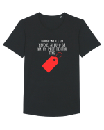 SPUNE-MI CE AI NEVOIE! Tricou mânecă scurtă guler larg Bărbat Skater