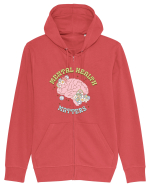 MENTAL HEALTH MATTERS Hanorac cu fermoar Unisex Connector