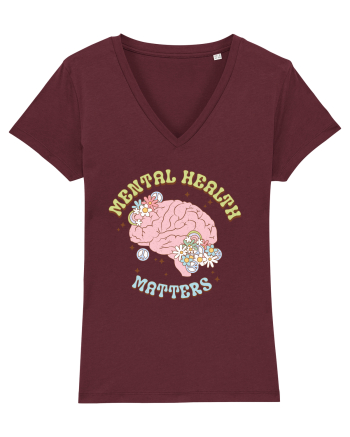 MENTAL HEALTH MATTERS Burgundy