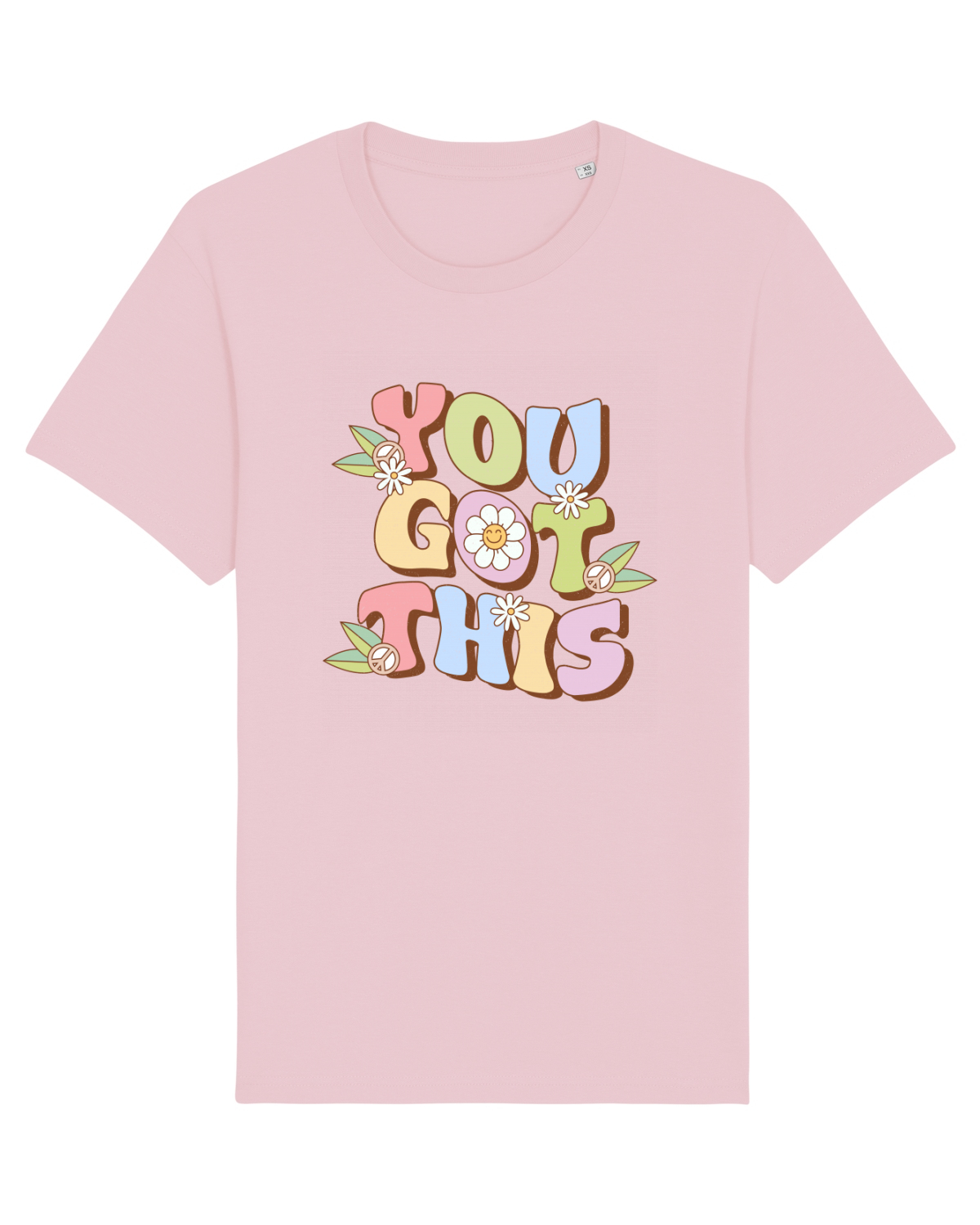 Tricou mânecă scurtă Unisex Rocker Cotton Pink